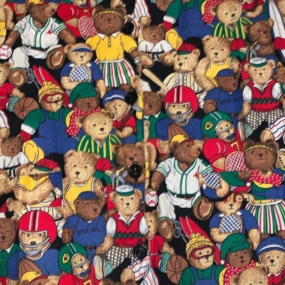 Vintage Teddy Bear Graphic Vest XL - Picture 2 of 12